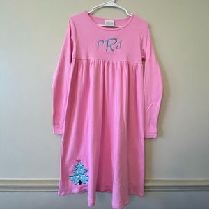 Girls monogram Lolly wolly doodle dress